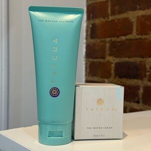 Tatcha Teal and White Skincare Duo